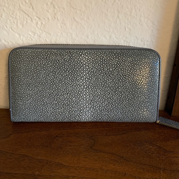 Shagreen (real stingray) wallet, NWOT - Picture 5 of 8